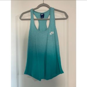 Blue ombré Nike running shirt